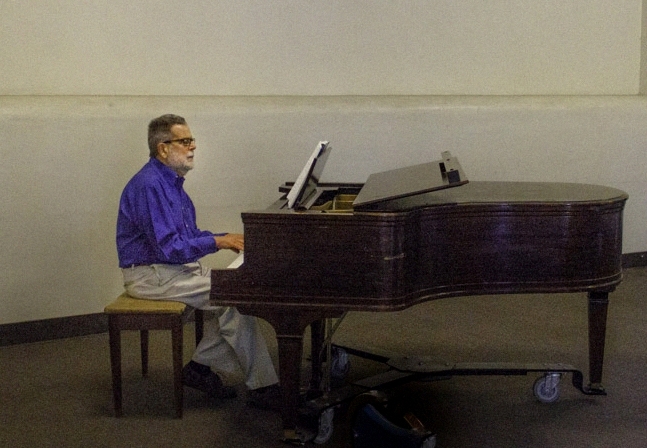 Jack Lasher at the piano